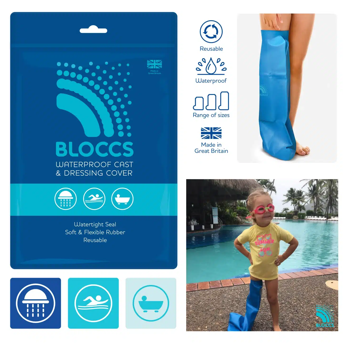 BLOCCS CHILD LEG Cast/Dressing Protector