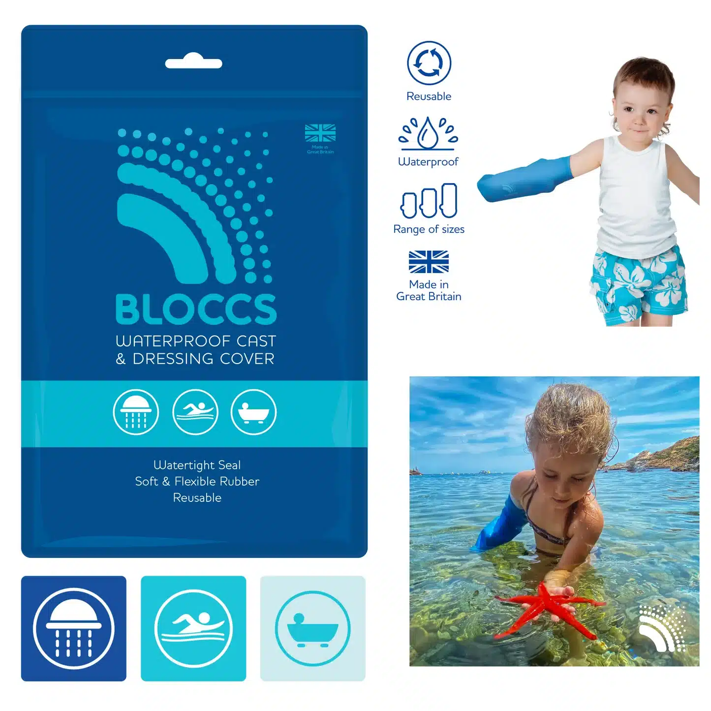 BLOCCS CHILD ARM Cast/Dressing Protector