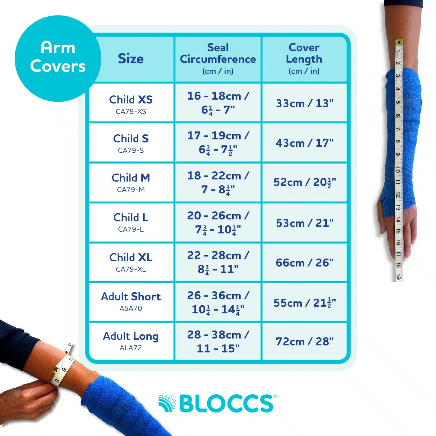 BLOCCS CHILD ARM Cast/Dressing Protector - Image 3