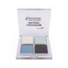 Benecos Natural Quattro Eyeshadow 7,2g - True Blue 004