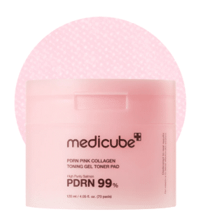 Medicube PDRN Pink Collagen Toning Gel Toner Pad