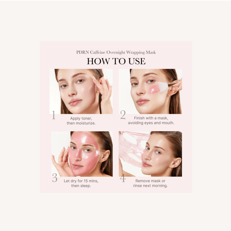 Medicube PDRN Pink Caffeine Night Wrapping Mask - Image 2