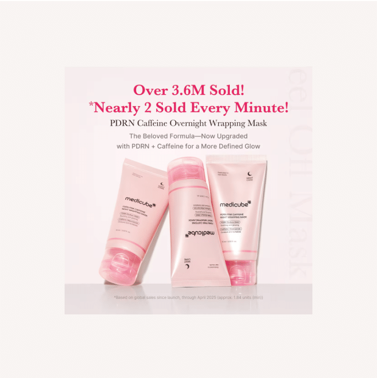 Medicube PDRN Pink Caffeine Night Wrapping Mask - Image 3